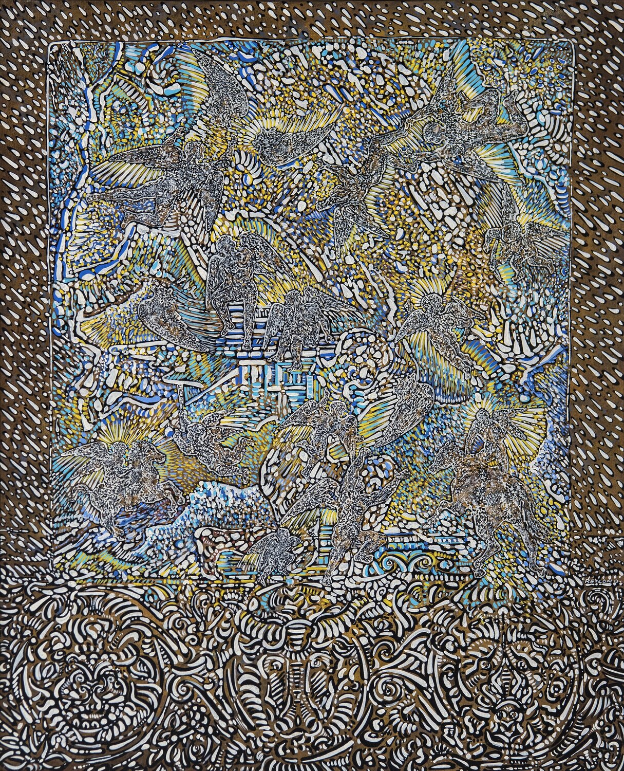 Atlange 3 Béatrice Bescond Original painting for sale