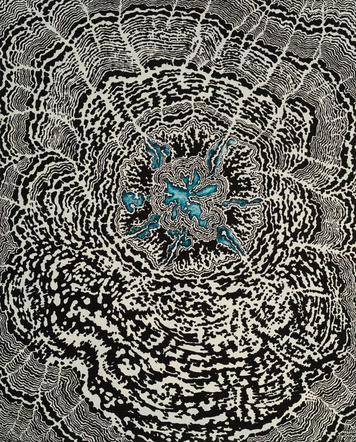 Les Formes du temps 1 Béatrice Bescond Original painting for sale