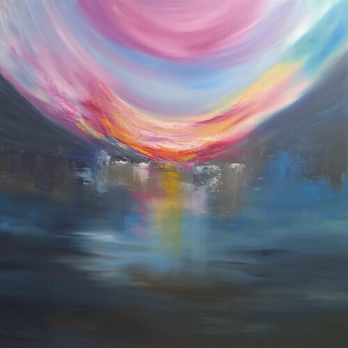 XXL Stillwater Reflections Oil Painting by Susan Wooler, Painting for Sale on Select