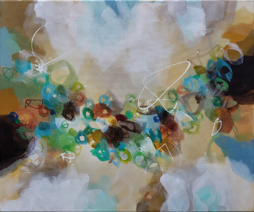 Golden Nectar III by Susan Wooler, Painting for Sale on Select