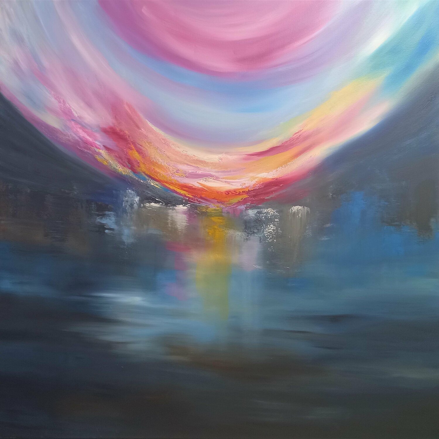 XXL Stillwater Reflections Oil Painting Susan Wooler Original painting for sale