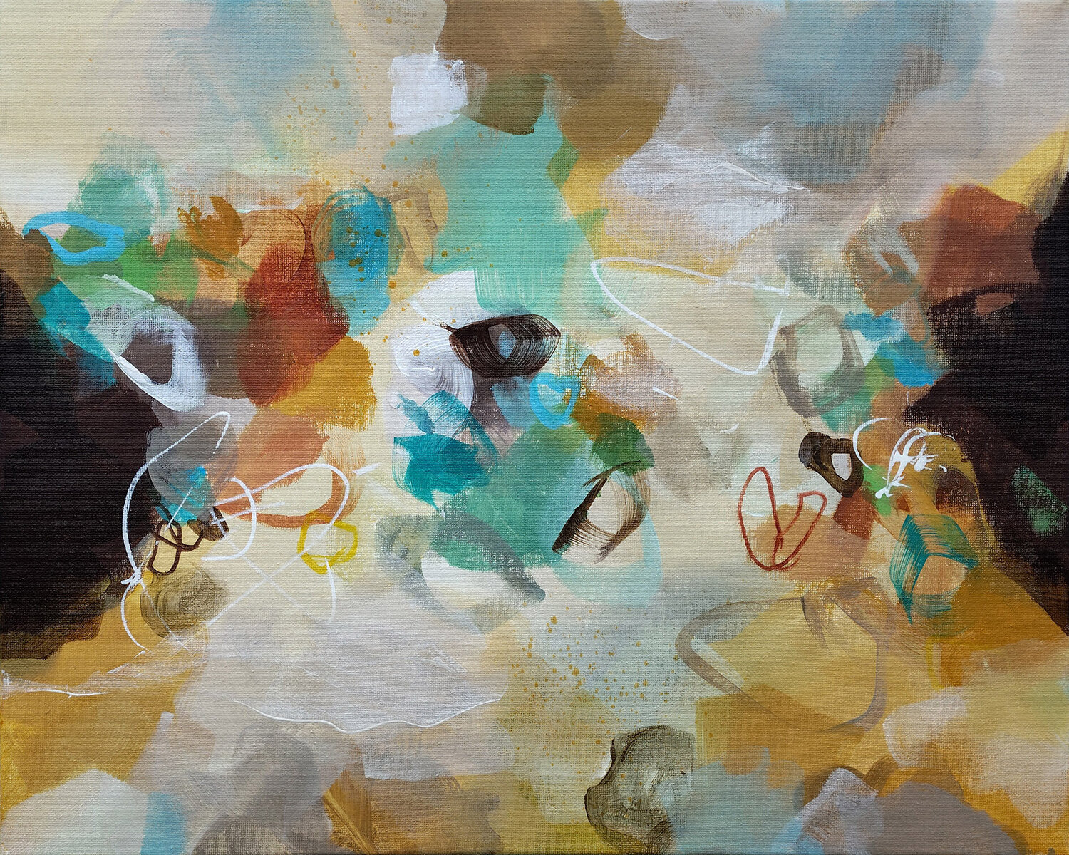 Golden Nectar Susan Wooler Original painting for sale