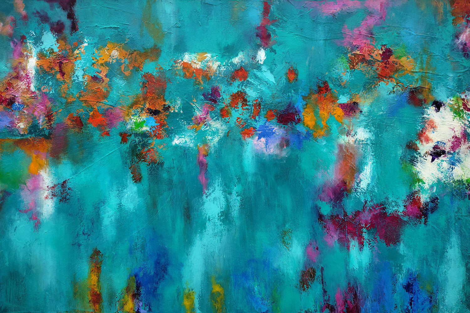 XXL Where the Ridge Meets the Deep Susan Wooler Original painting for sale