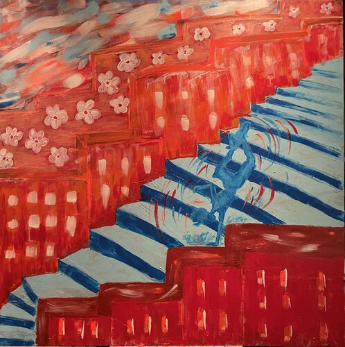 When its Over by Lamia Fakhoury, Painting for Sale on Select