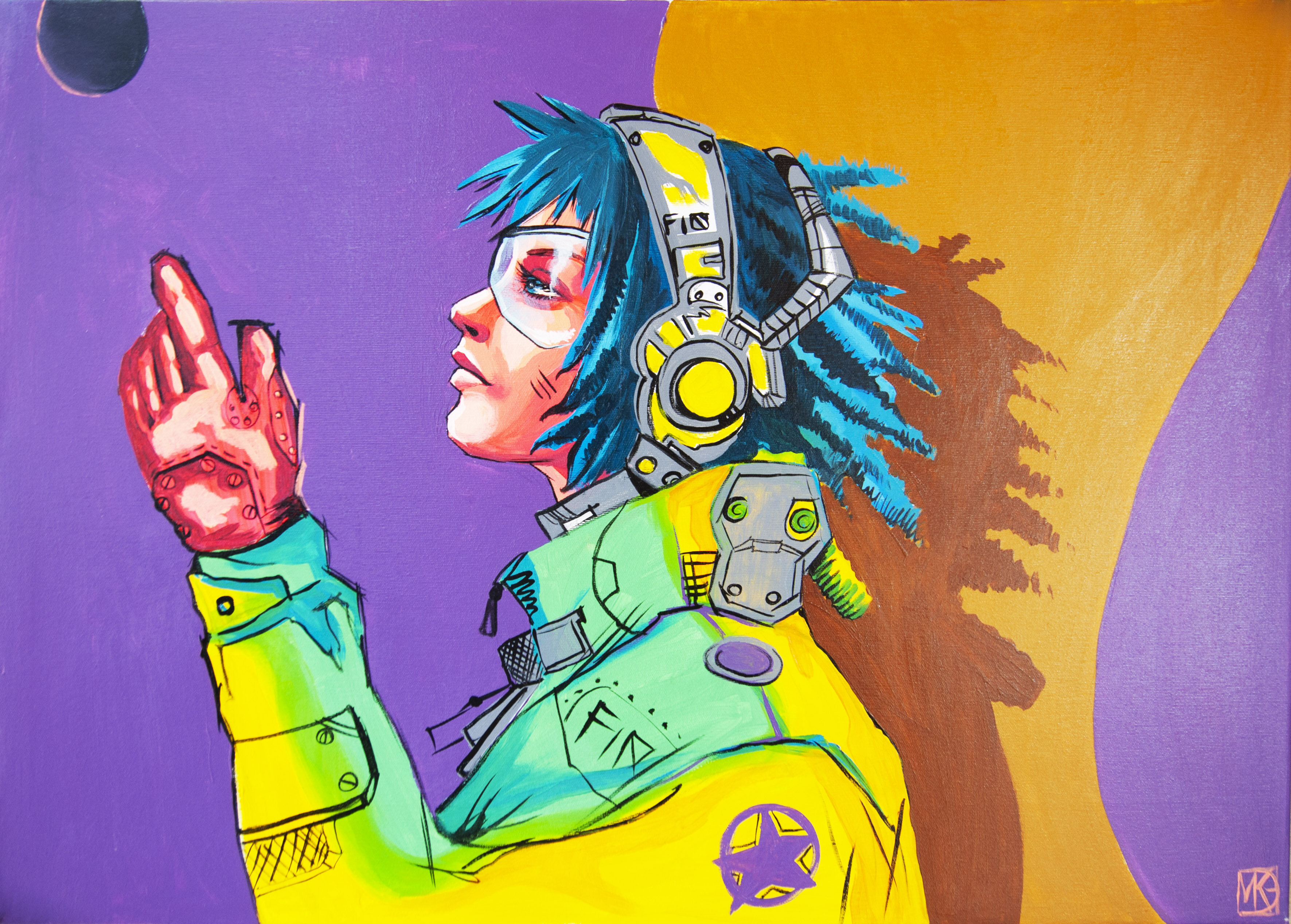 Topic Cyberpunk paintings