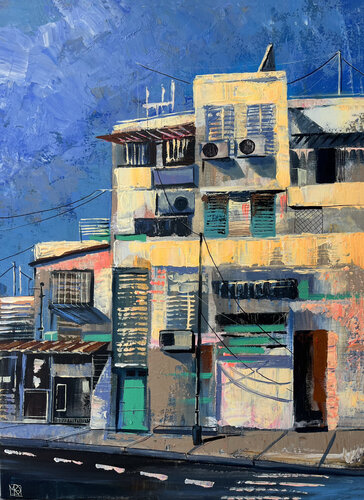 The Wires of Florentin by Maria Kireev, Painting for Sale on Select