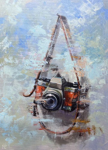 Awaiting the Frame by Maria Kireev, Painting for Sale on Select