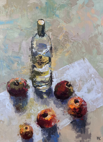 Evening  on  the Floor by Maria Kireev, Painting for Sale on Select