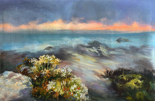 Evening Glow by Maria Kireev, Painting for Sale on Select