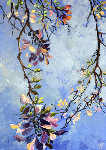 Blossoming by Maria Kireev, Painting for Sale on Select