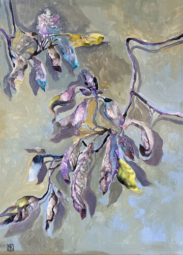 Timeless Bloom by Maria Kireev, Painting for Sale on Select