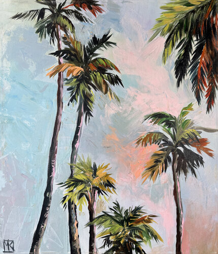 Gentle Tropical Wind by Maria Kireev, Painting for Sale on Select