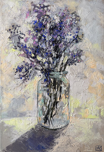 Diffuse Bouquet by Maria Kireev, Painting for Sale on Select