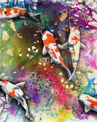 Pond of Wishes by Maria Kireev, Painting for Sale on Select
