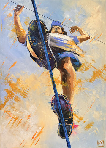 Beyond Oneself by Maria Kireev, Painting for Sale on Select