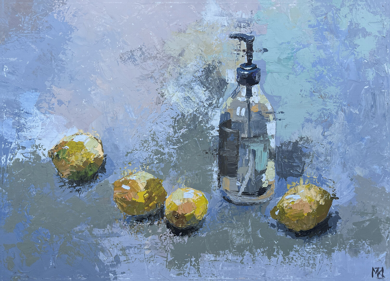 Citrus Cleanse Maria Kireev Original painting for sale