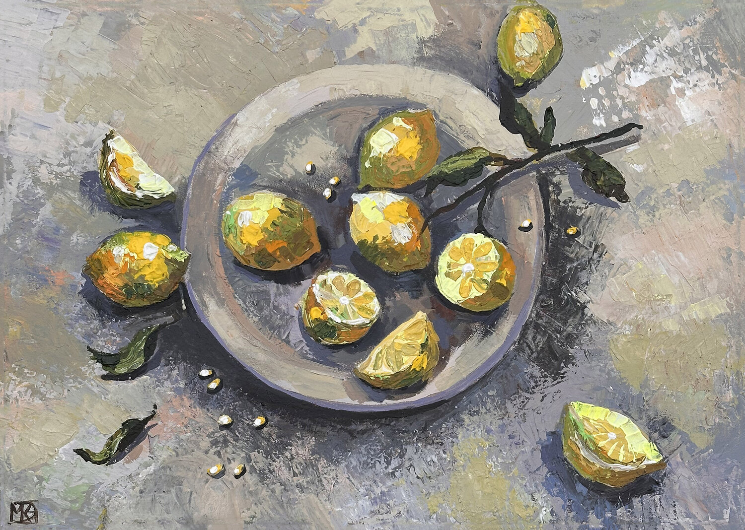 Zest and Light Maria Kireev Original painting for sale