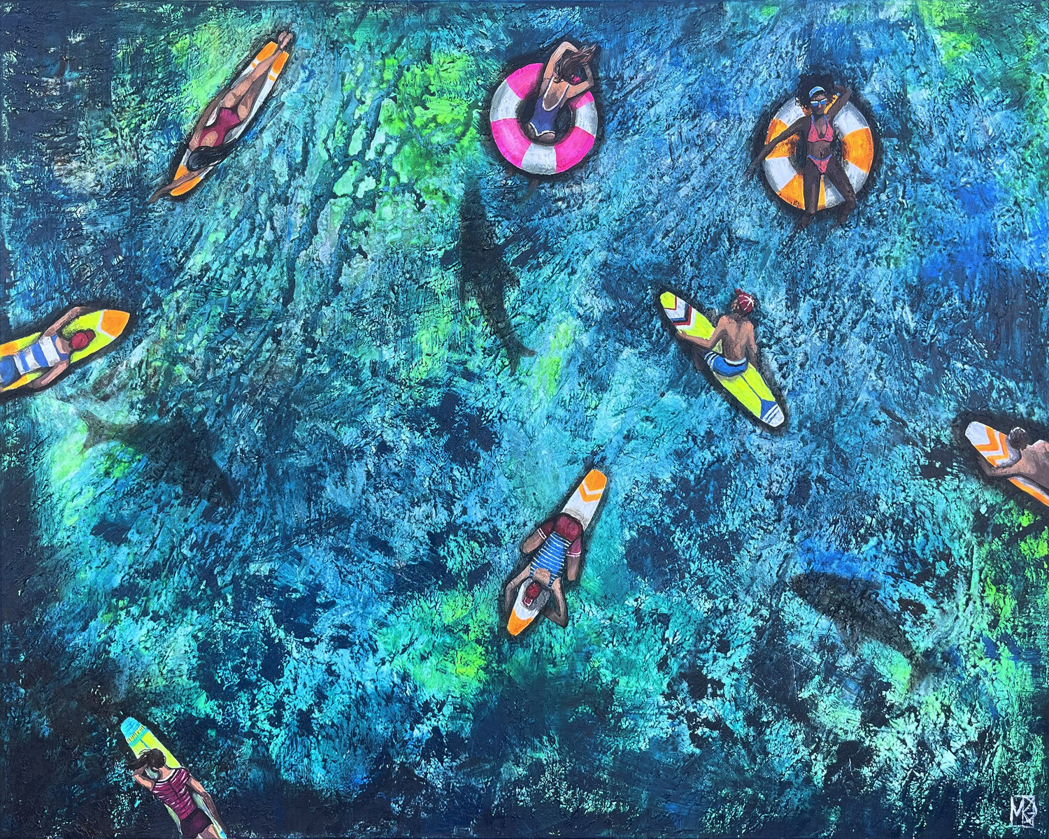 The Deep Awaits Maria Kireev Original painting for sale