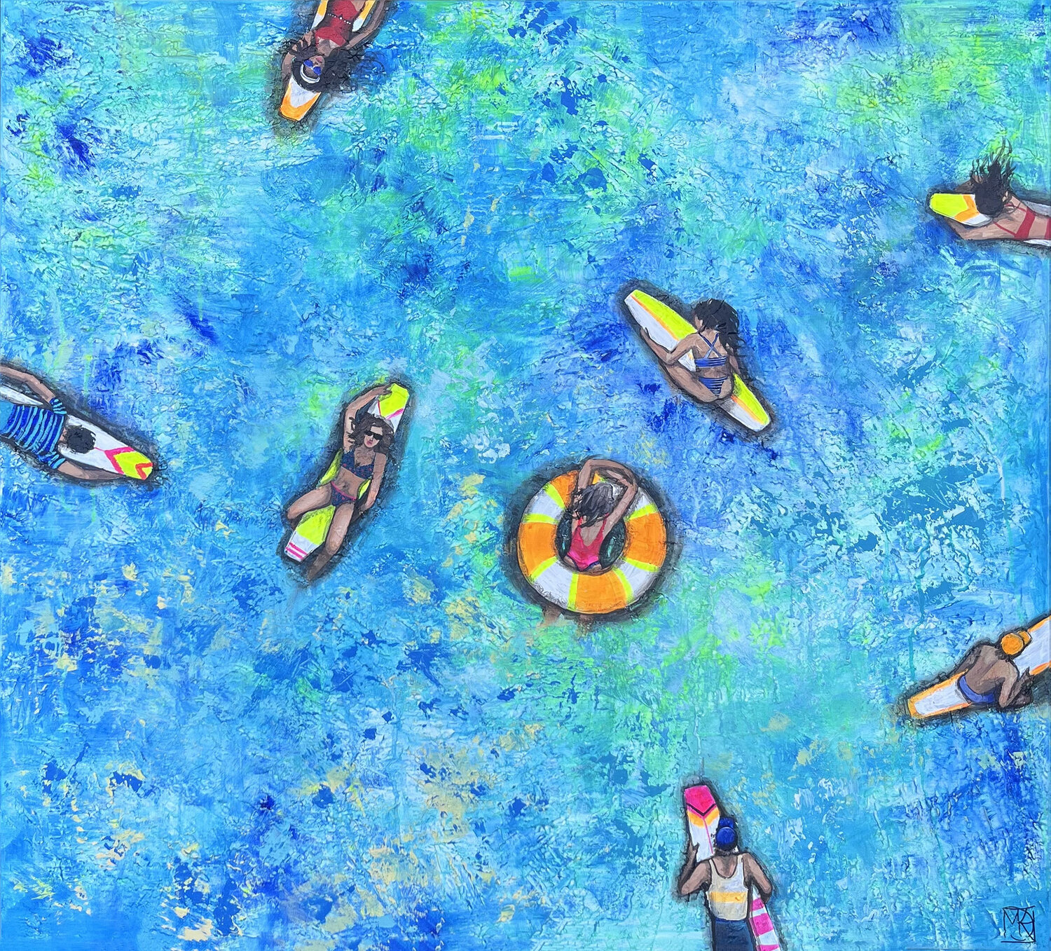 Beautiful Saturday morning Maria Kireev Original painting for sale