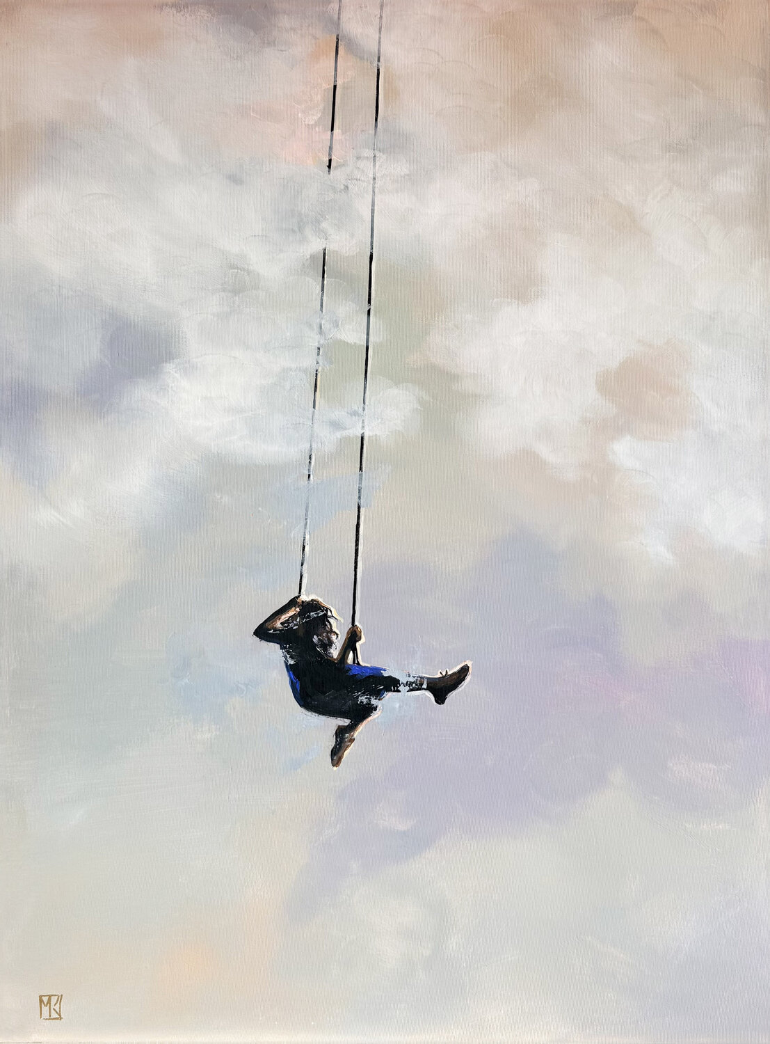 Sky of Quiet Freedom Maria Kireev Original painting for sale