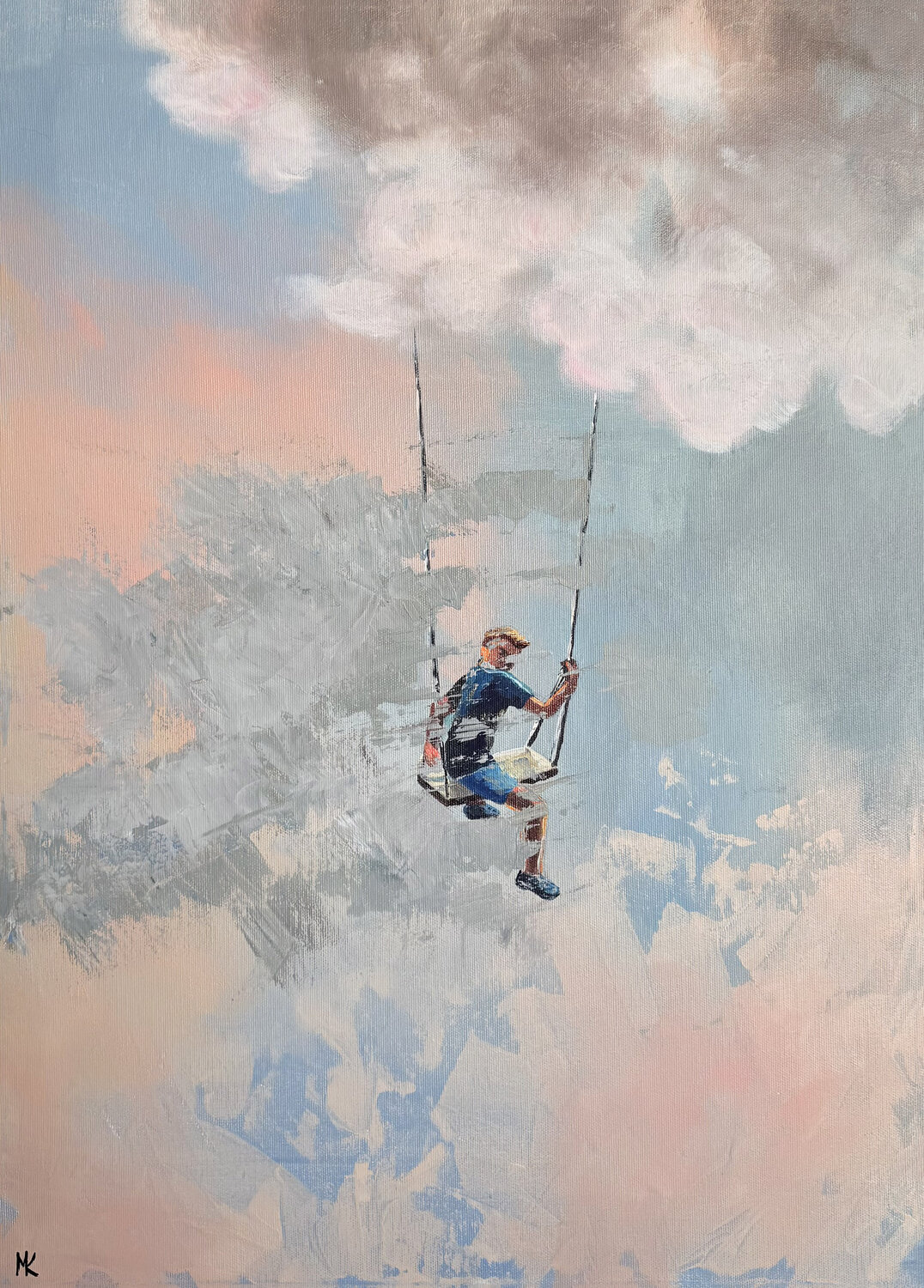 The Lightness of Being Maria Kireev Original painting for sale