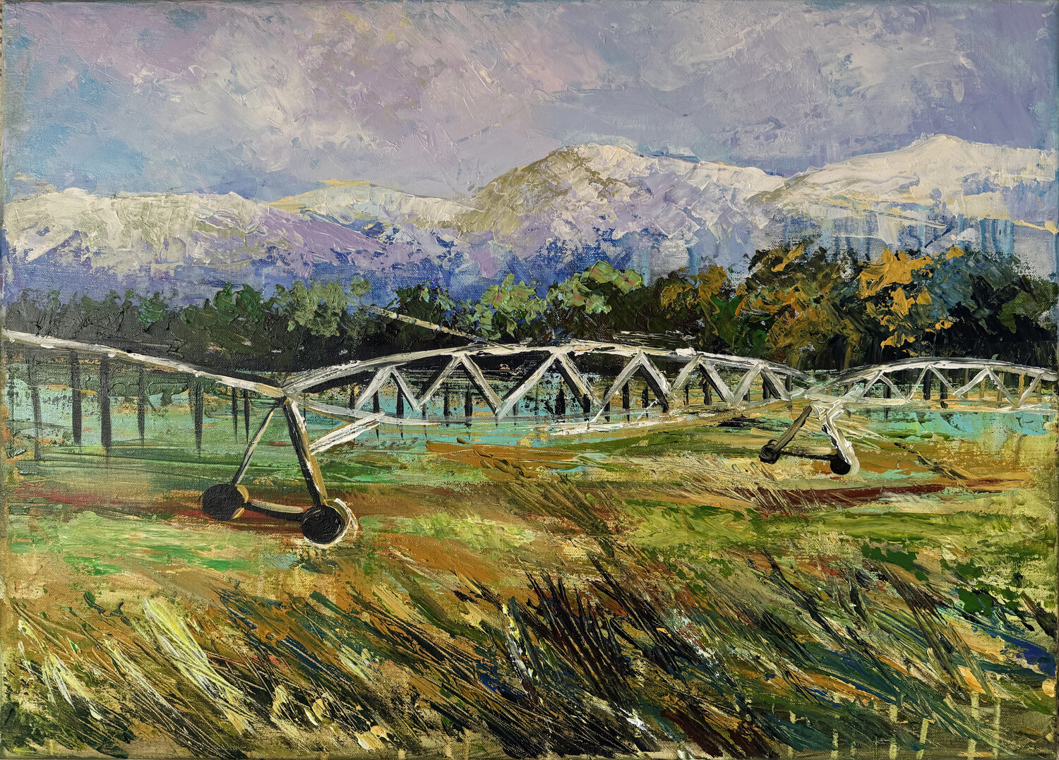 Horizon Line Maria Kireev Original painting for sale