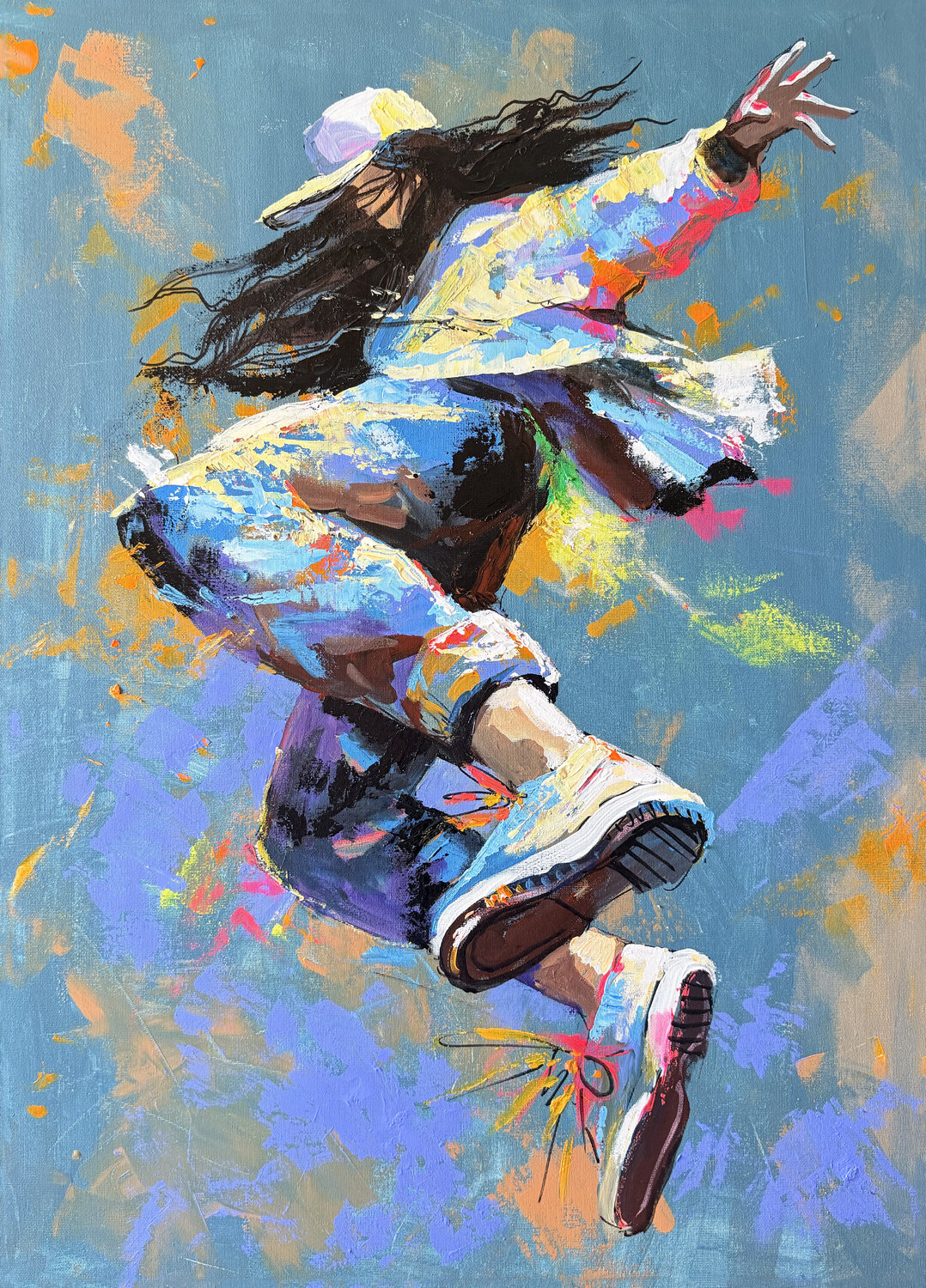 Beyond Gravity Maria Kireev Original painting for sale