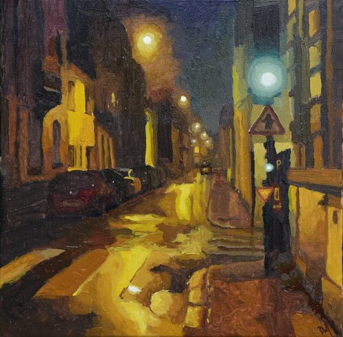 Rainy Sunday by Daniel Murgatroyd, Painting for Sale on Select