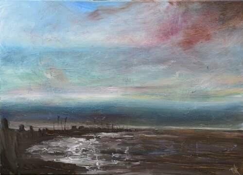 Rough Blue by Daniel Murgatroyd, Painting for Sale on Select