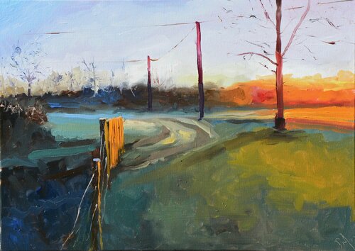Sunrise by Daniel Murgatroyd, Painting for Sale on Select