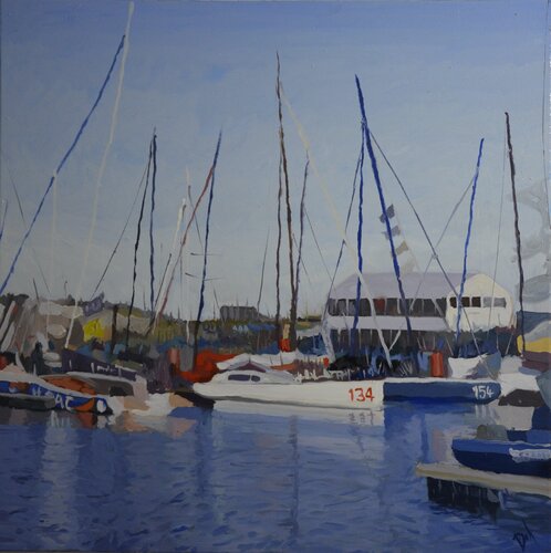 Route du Rhum, 2022 by Daniel Murgatroyd, Painting for Sale on Select
