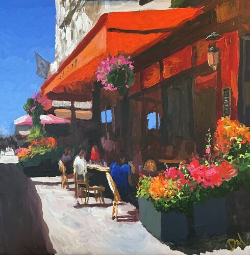 Parisian Summer by Daniel Murgatroyd, Painting for Sale on Select