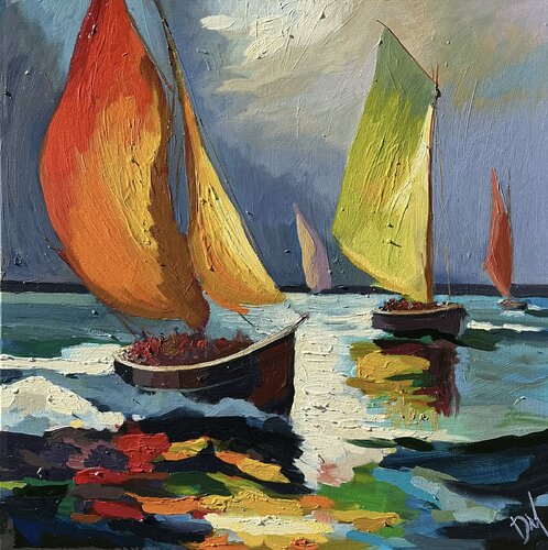 Couleurs de l’orage by Daniel Murgatroyd, Painting for Sale on Select