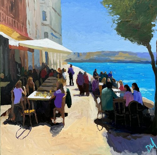Colours of the Mediterranean by Daniel Murgatroyd, Painting for Sale on Select