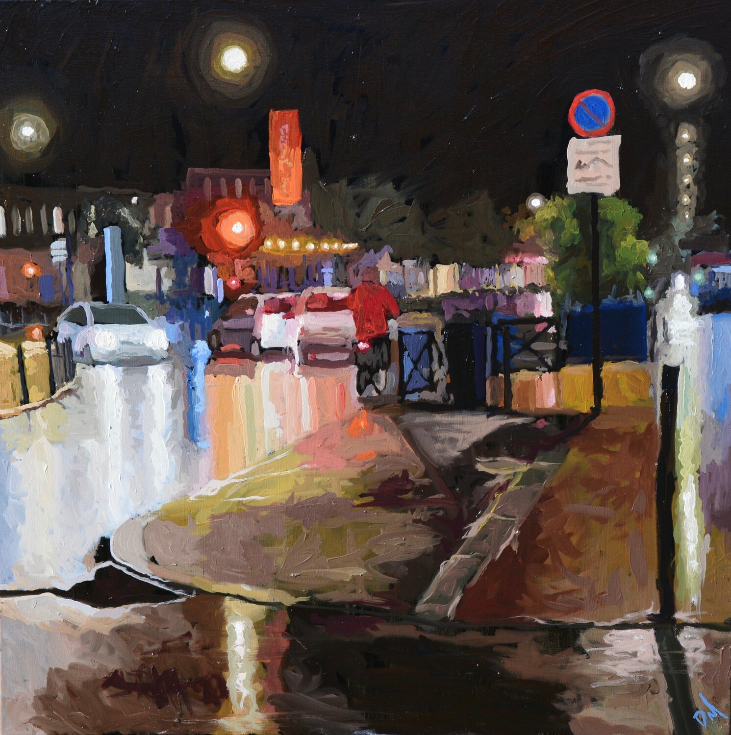 Parisien Lights Daniel Murgatroyd Original painting for sale