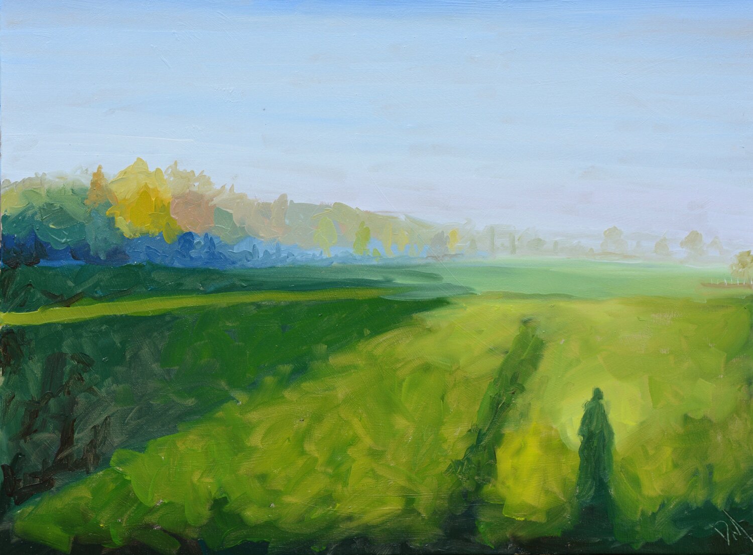 Morning Haze Daniel Murgatroyd Original painting for sale