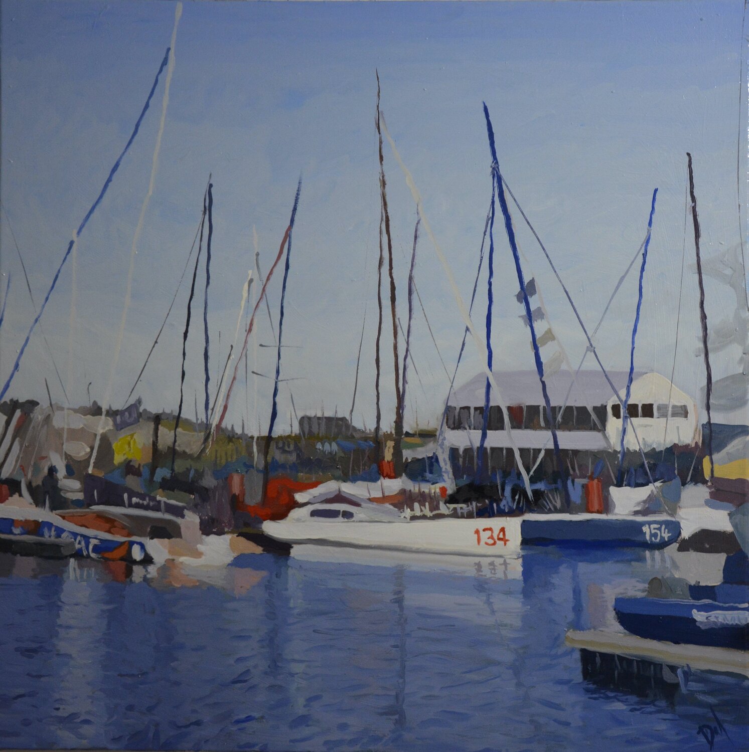 Route du Rhum, 2022 Daniel Murgatroyd Original painting for sale
