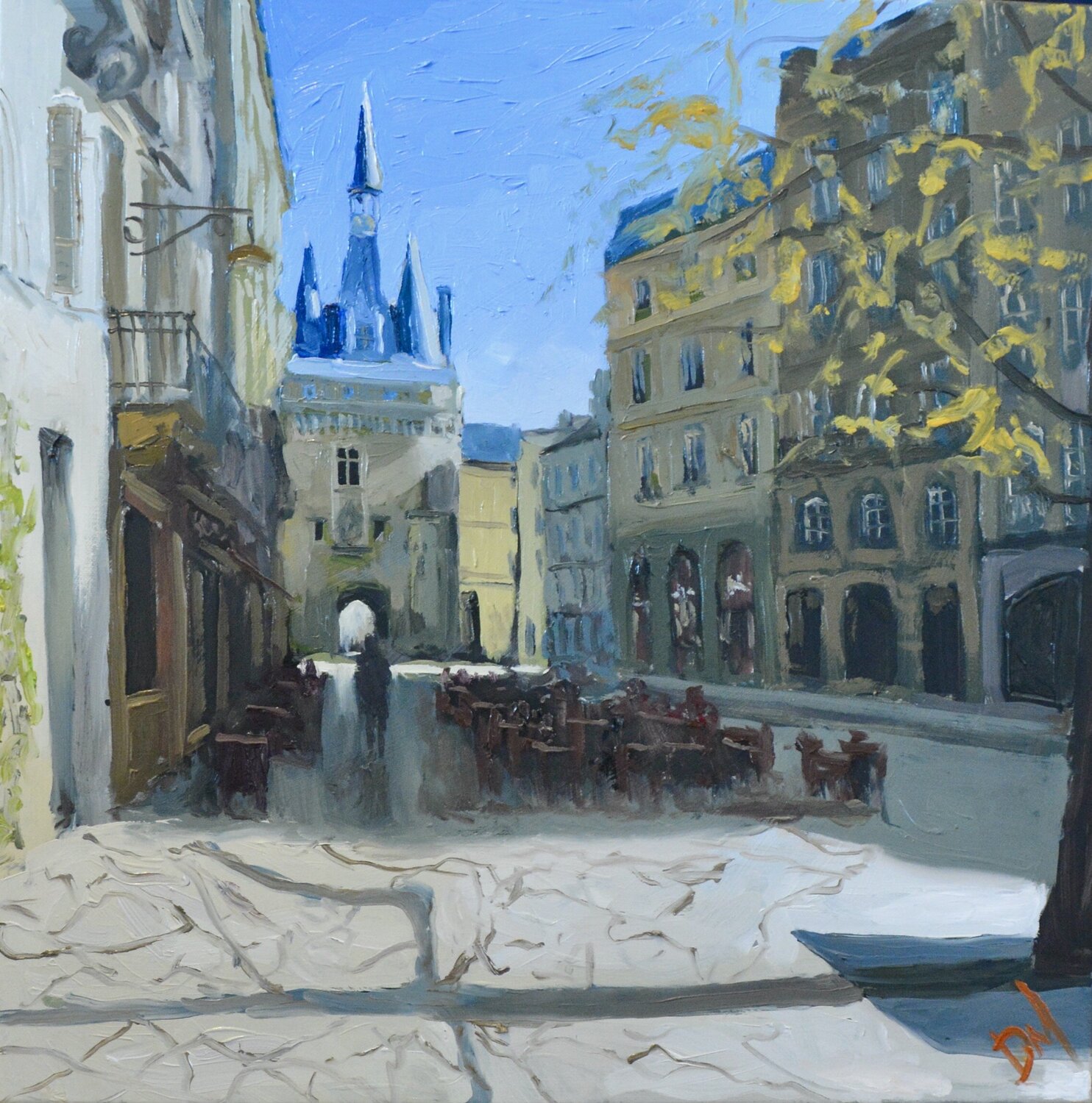 Place du Palais, Bordeaux Daniel Murgatroyd Original painting for sale
