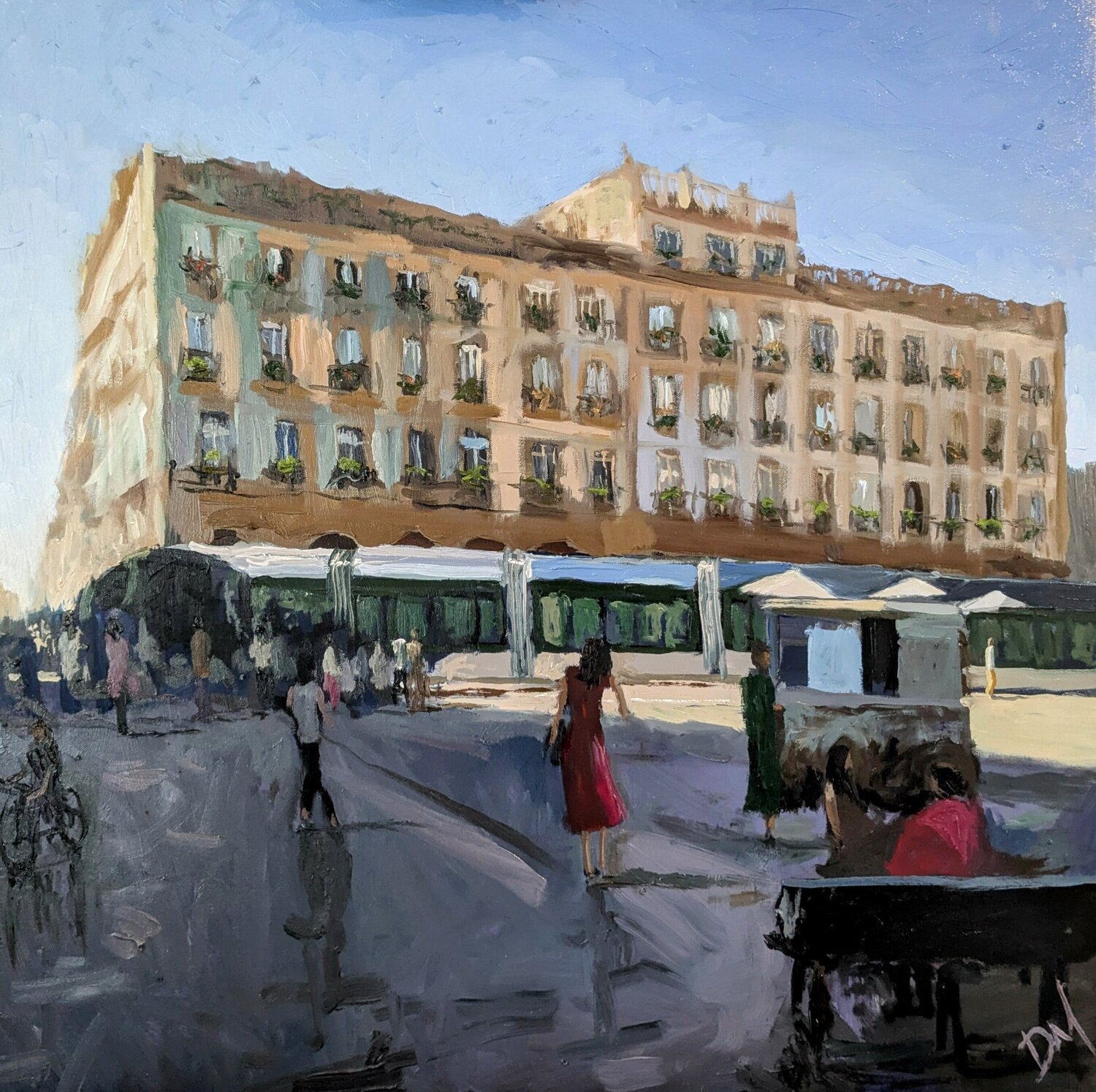 Place de la Comédie, Bordeaux Daniel Murgatroyd Original painting for sale