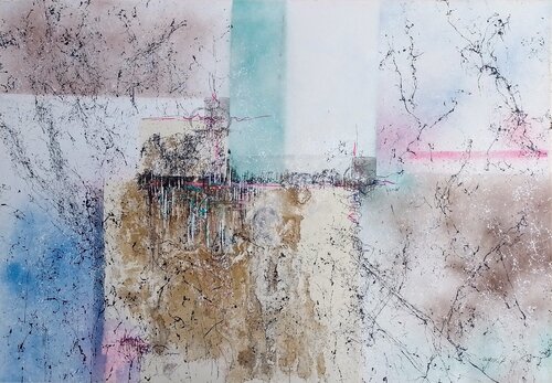 De la serie kairós 004 by Enriqueta Aguilo, Painting for Sale on Select