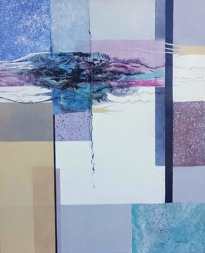 Serie Kairós 007 by Enriqueta Aguilo, Painting for Sale on Select