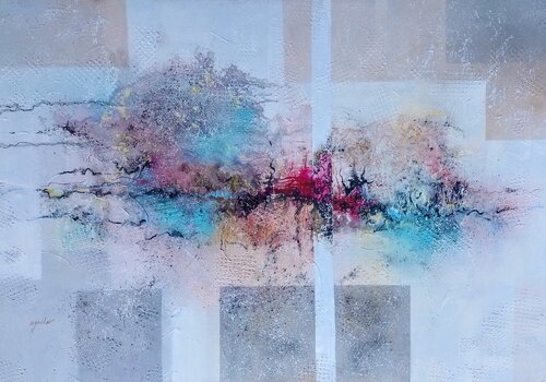 Kairos  012 by Enriqueta Aguilo, Painting for Sale on Select