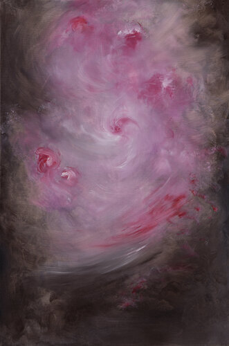 Intimate story of a rose by Jennifer Baker, Painting for Sale on Select