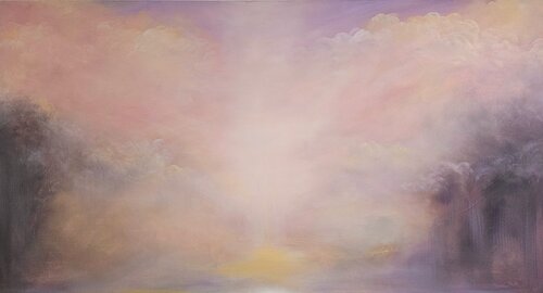 The Sun Born Over and Over by Jennifer Baker, Painting for Sale on Select