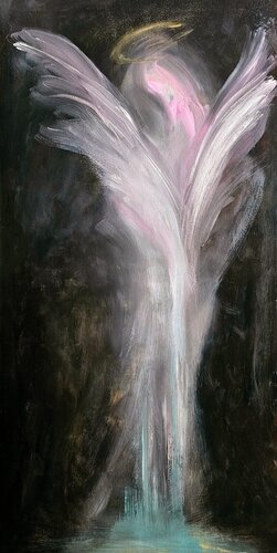Fallen Angel by Jennifer Baker, Painting for Sale on Select