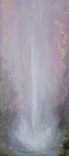The Night and All Her Secrets by Jennifer Baker, Painting for Sale on Select