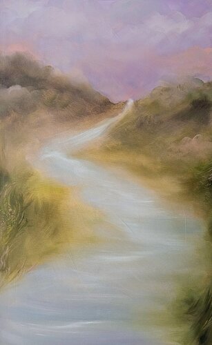 The River to the Ocean Goes by Jennifer Baker, Painting for Sale on Select