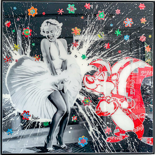 Pepe & Marilyn by MaxL, Painting for Sale on Select