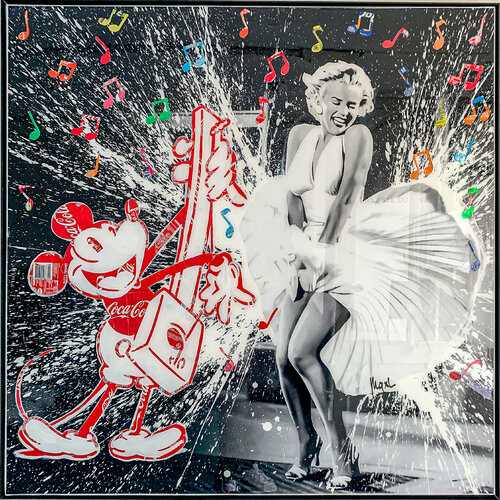 Mickey & Marilyn by MaxL, Painting for Sale on Select