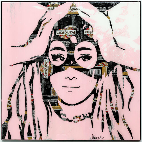 Ariana Pink & Black by MaxL, Painting for Sale on Select